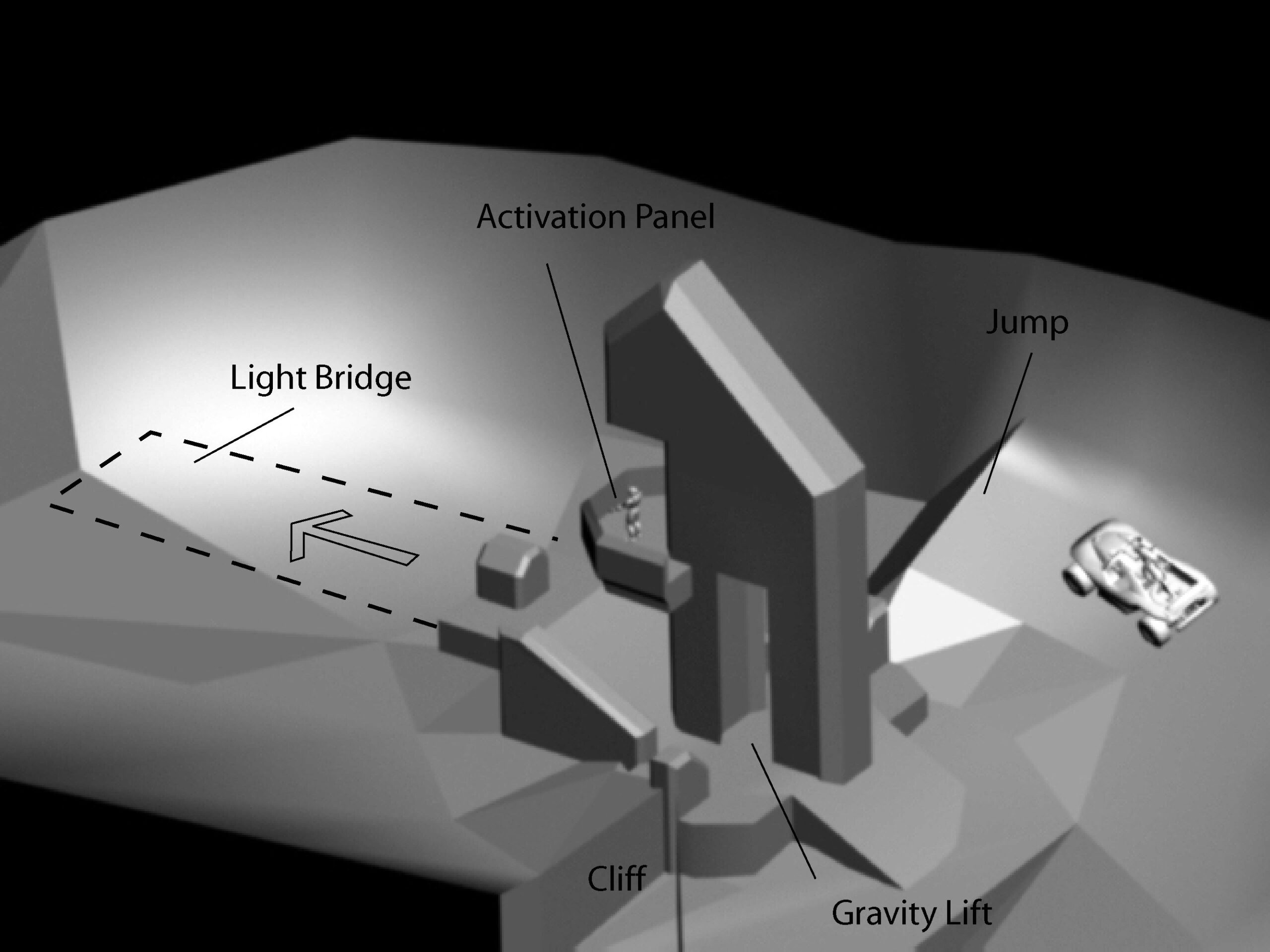 Map model tower detail