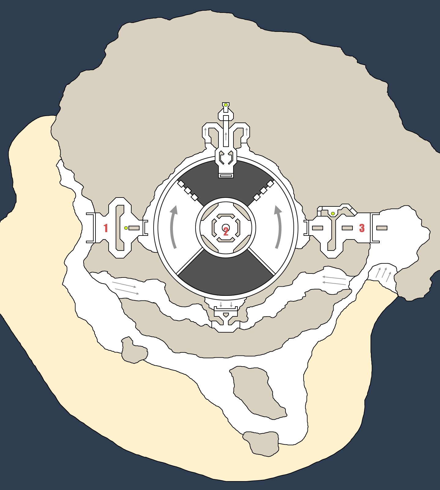 H3 Shaft rough layout. (Bungie design image.)