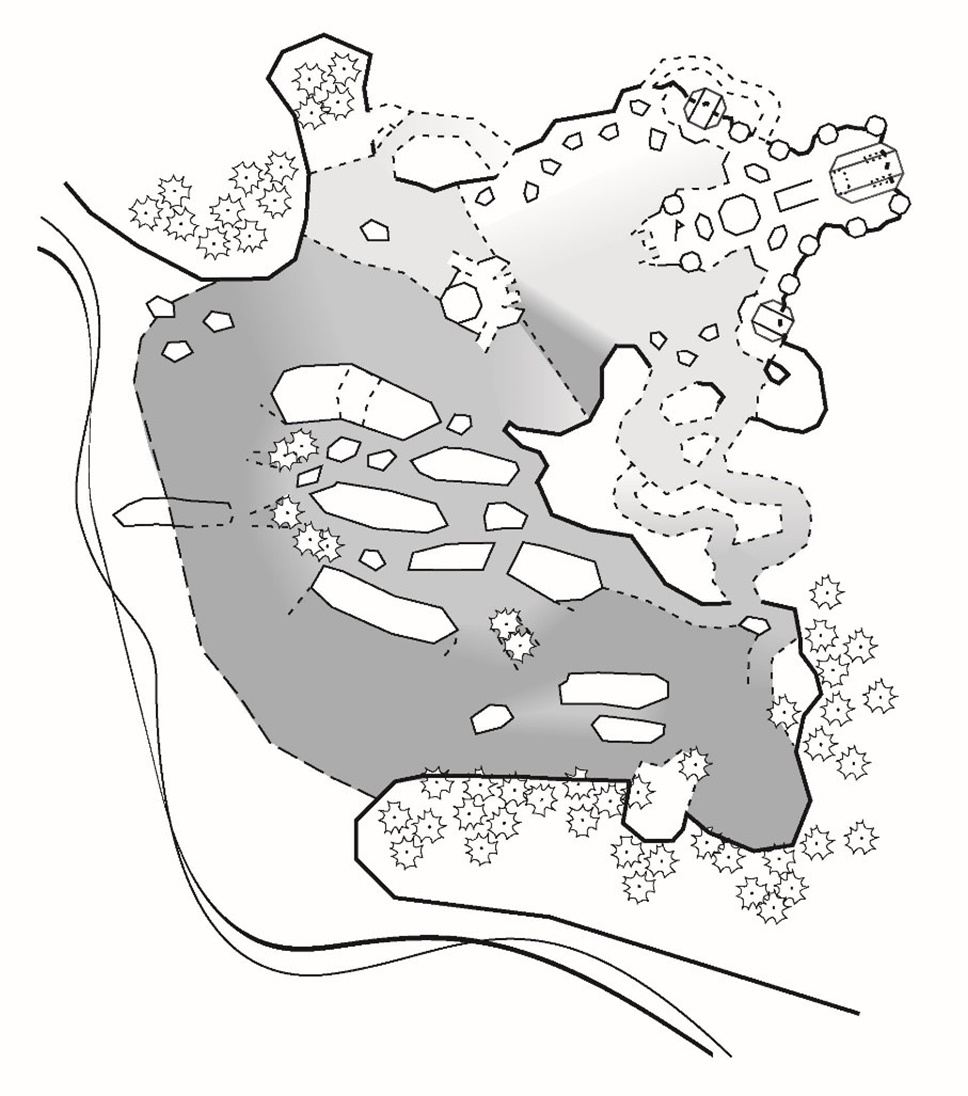 Height map layout