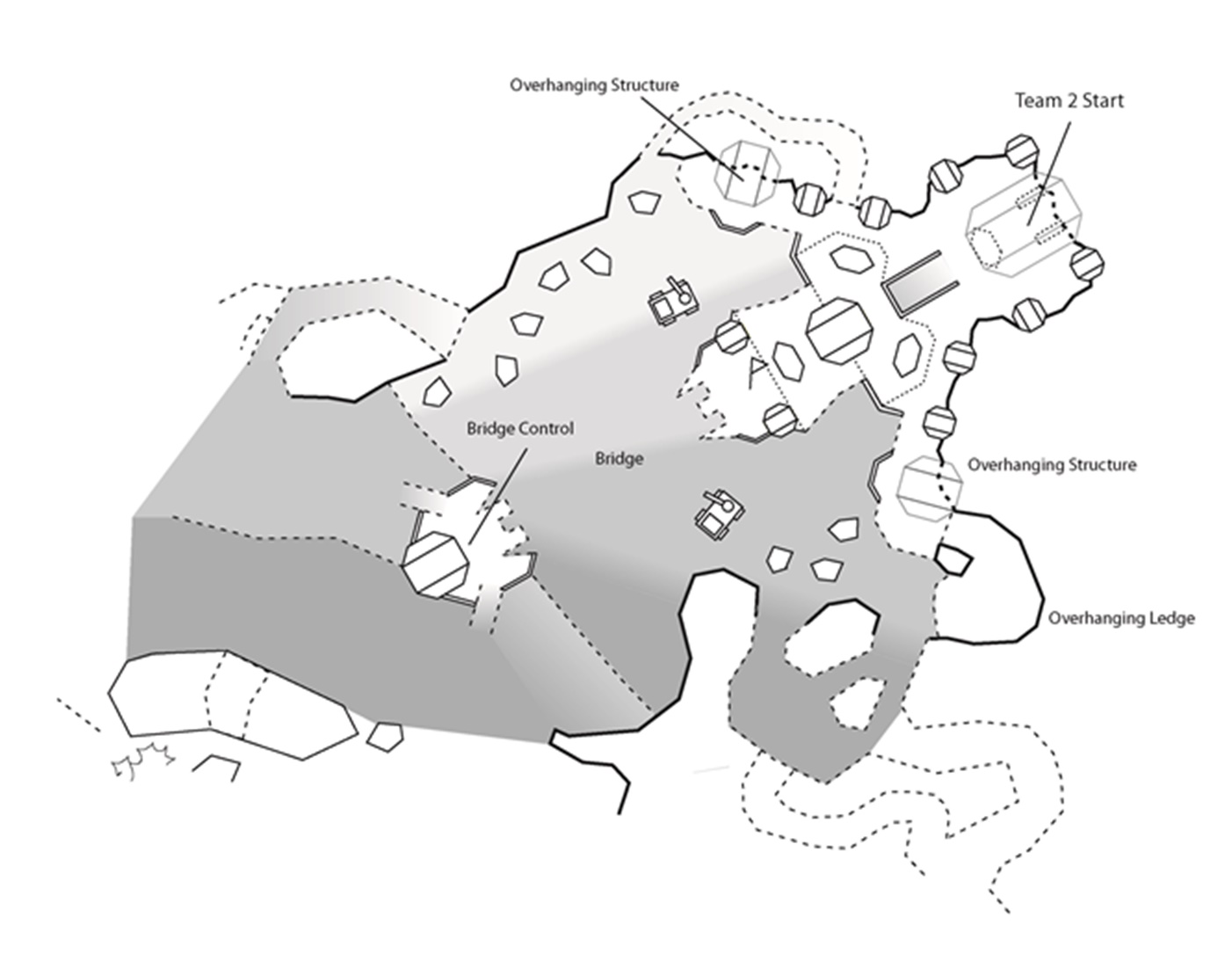 Height map layout