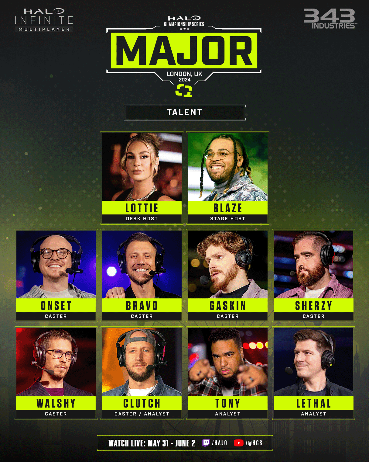 HCS London Major 2024 -  On Air Talent