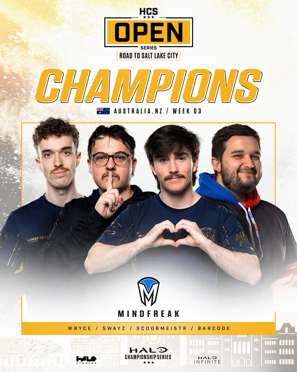 HCS Open Series: Road to Salt Lake City - Australia/NZ - Week 3 Champions - Mindfreak