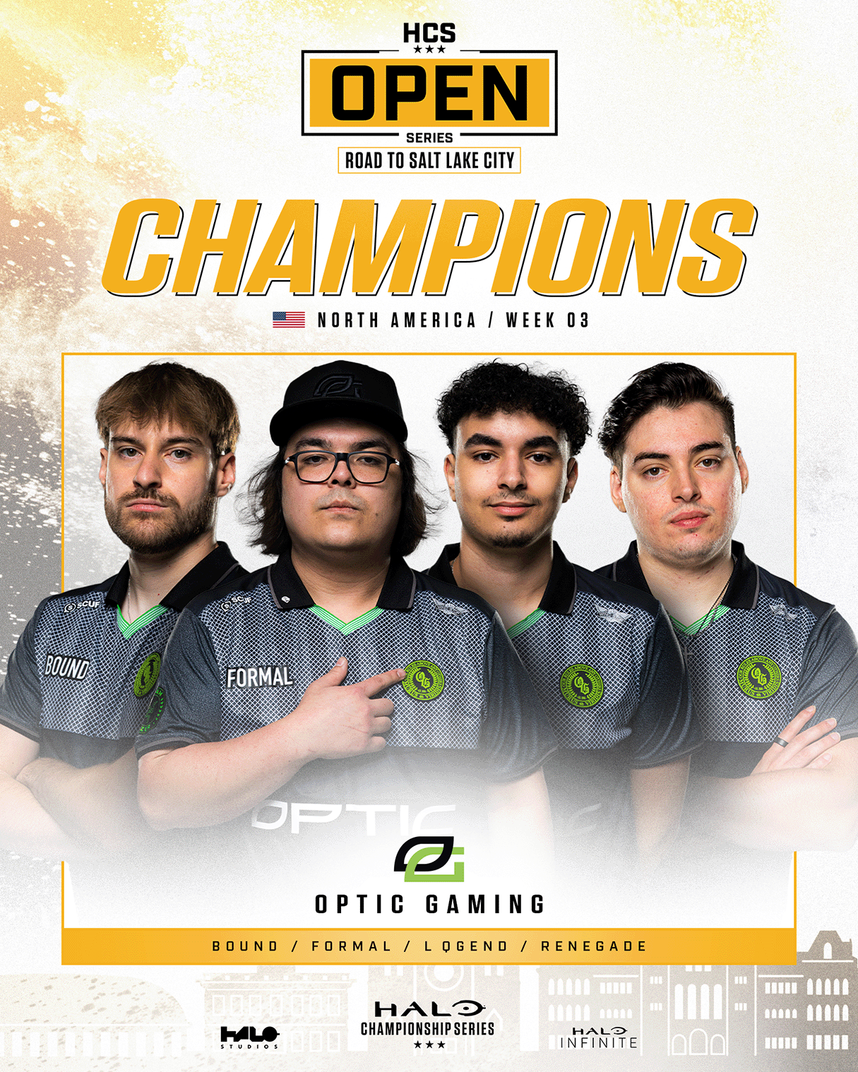 HCS Open Series: Road to Salt Lake City - North America - Week 3 Champions - OpTic Gaming