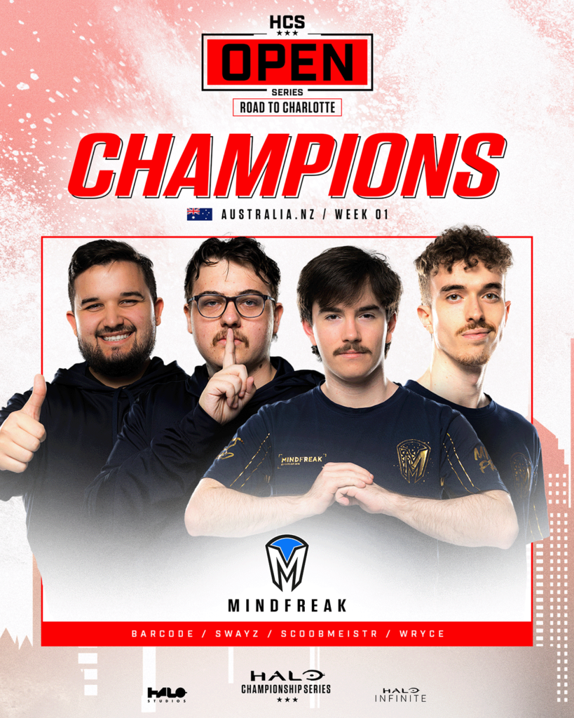 HCS Open Series: Road to Charlotte - Australia/New Zealand - Week 1 Champions - Mindfreak