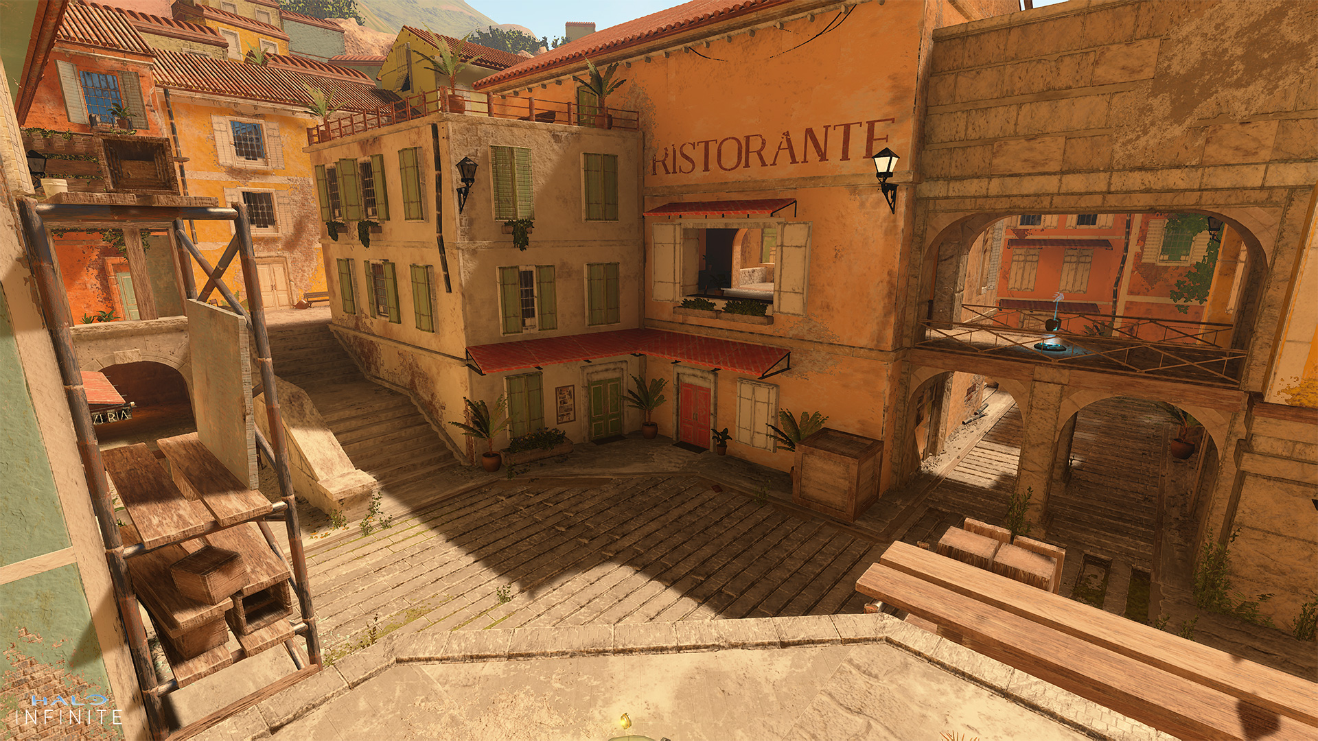 Halo Infinite Extermination map created in Forge.