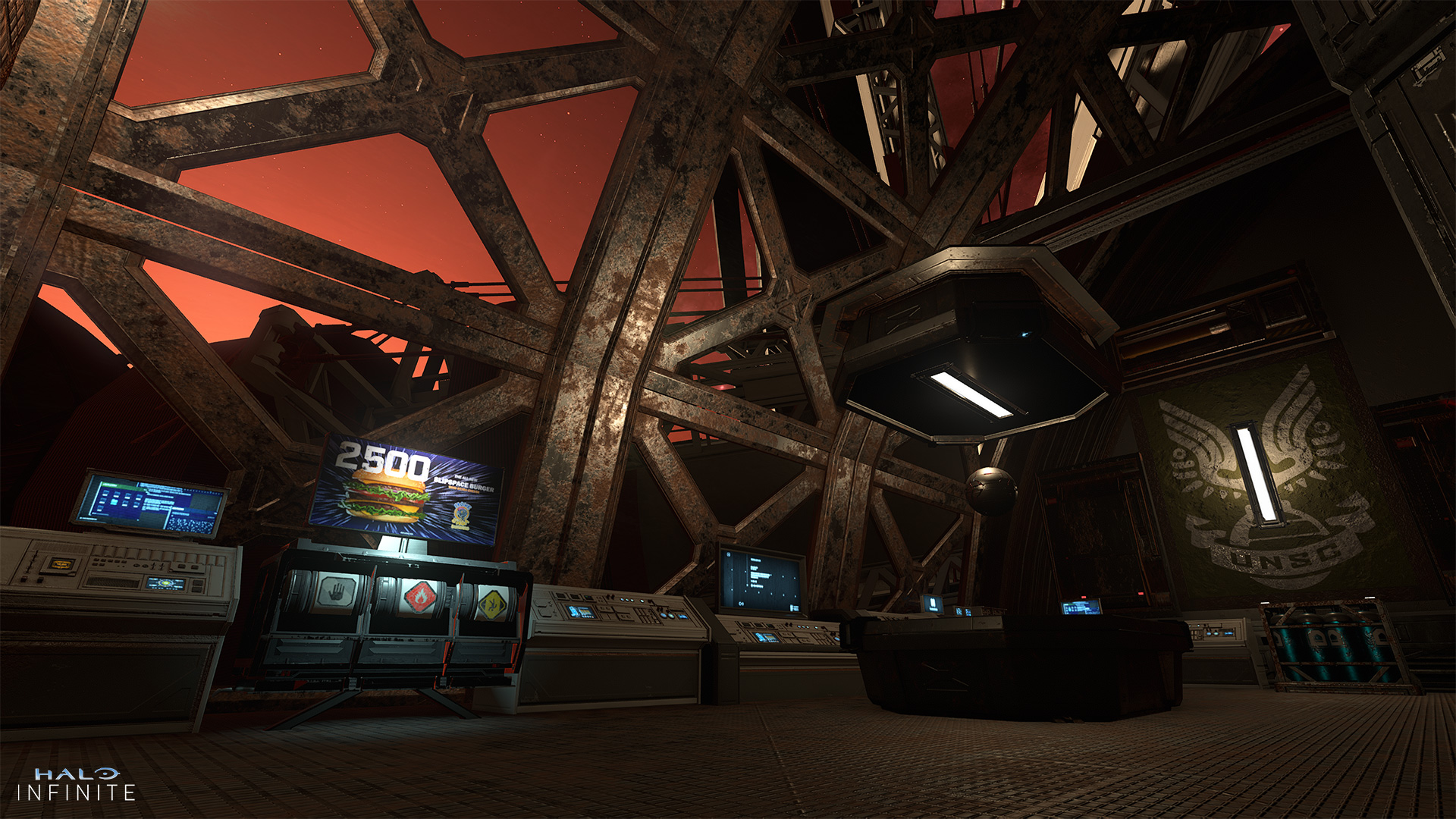 Station of the Lost, a new Survive the Undead map created in Halo Infinite's Forge.
