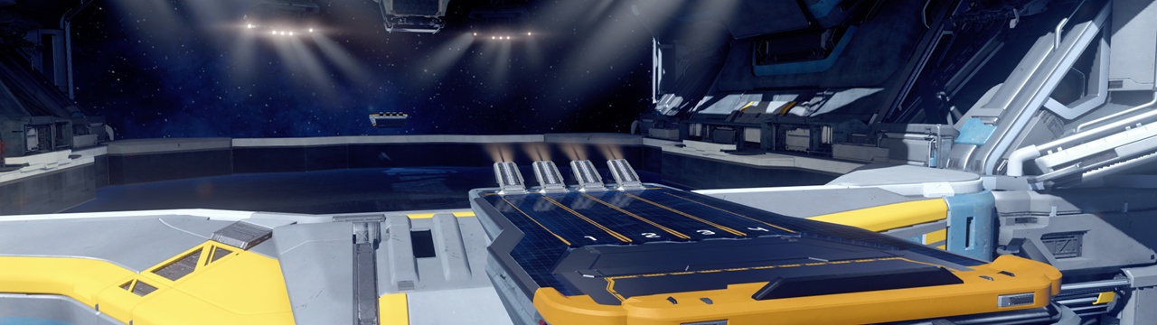 Crop of Halo 5 screenshot of the Breakout arena