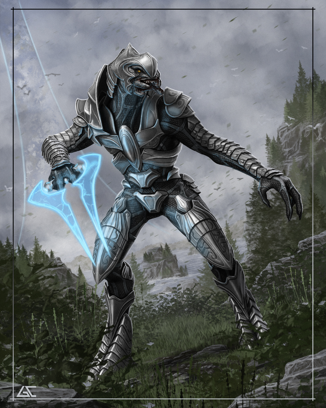 Art by GC_Conceptart. The Arbiter Thel 'Vadam.