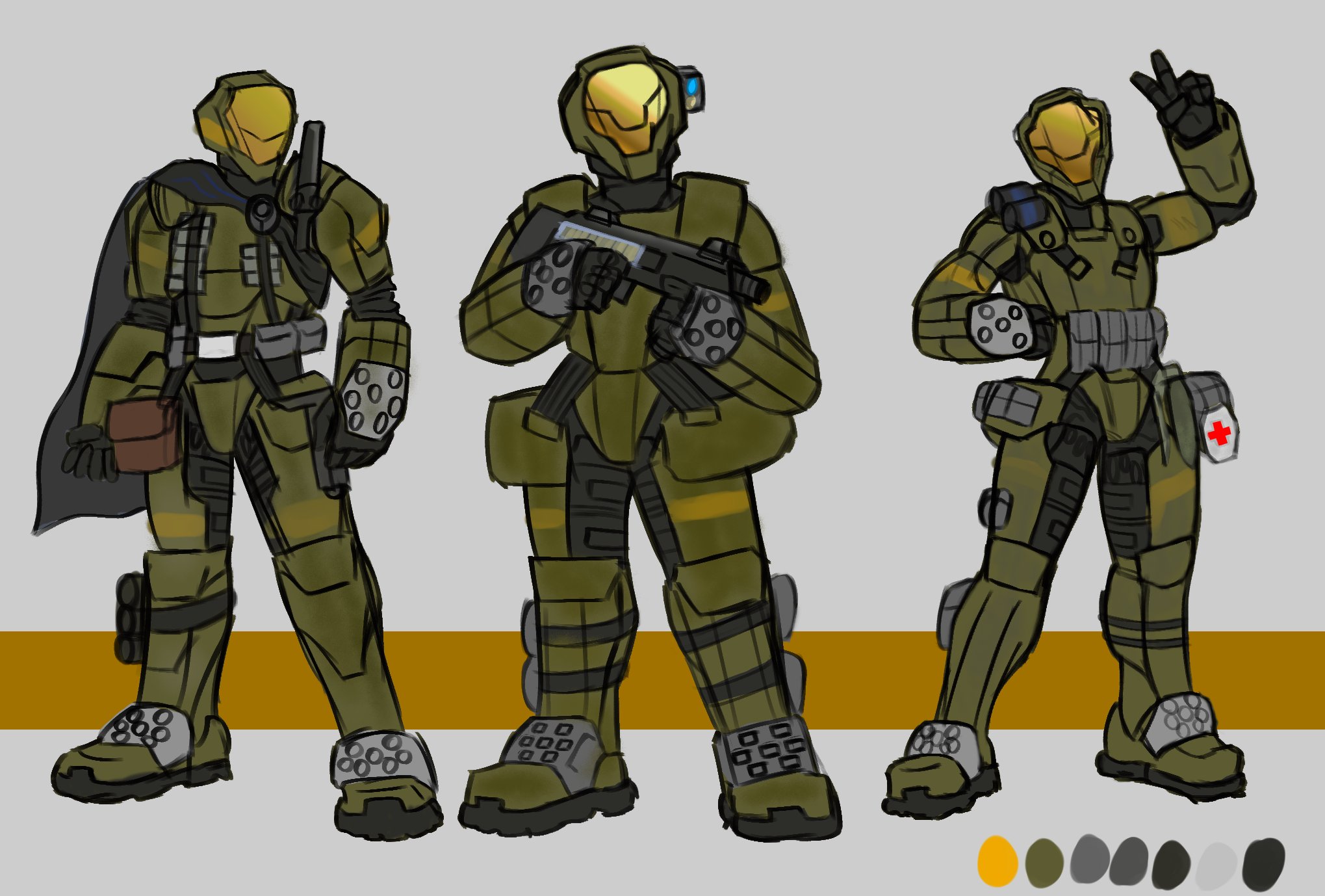 OC Spartan team by Luxno_Art.