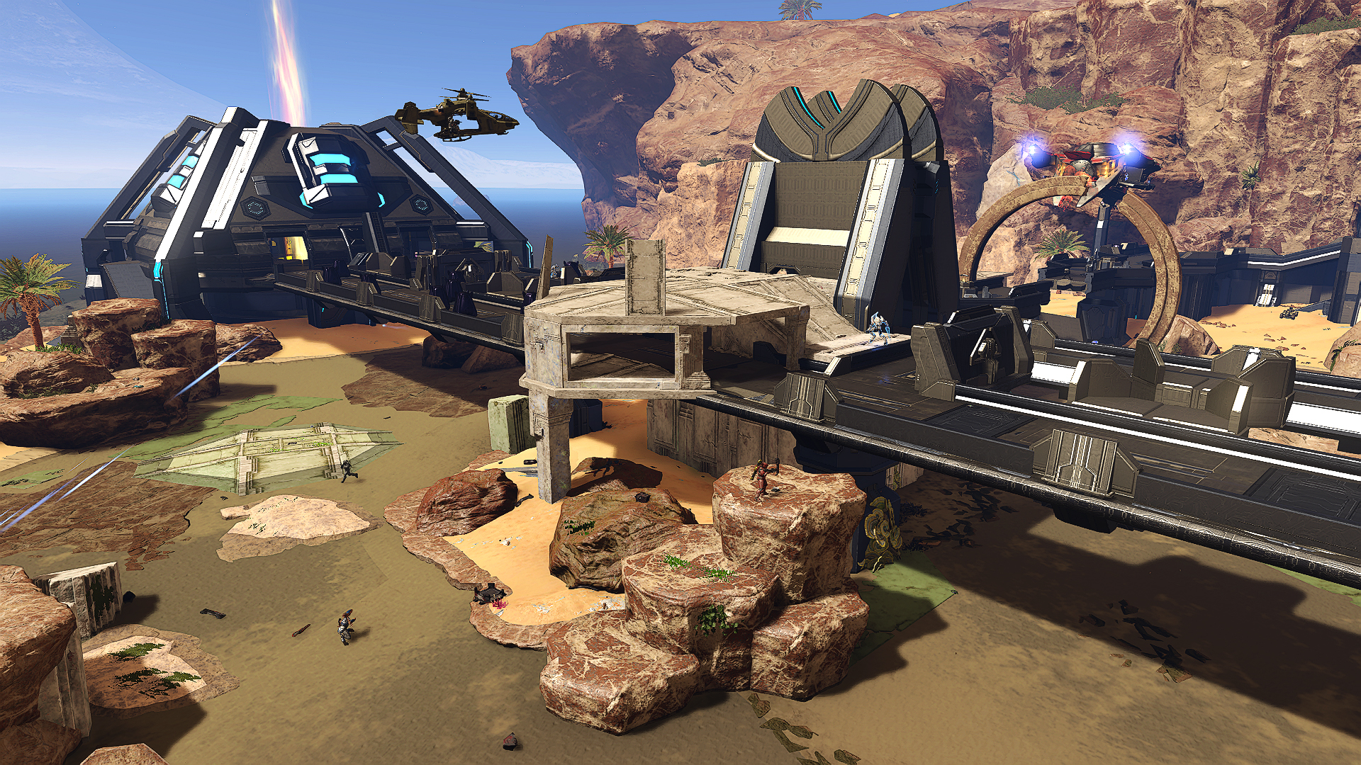 A Firefight map in Halo Infinite that's a remake of Uplift from Halo 2.