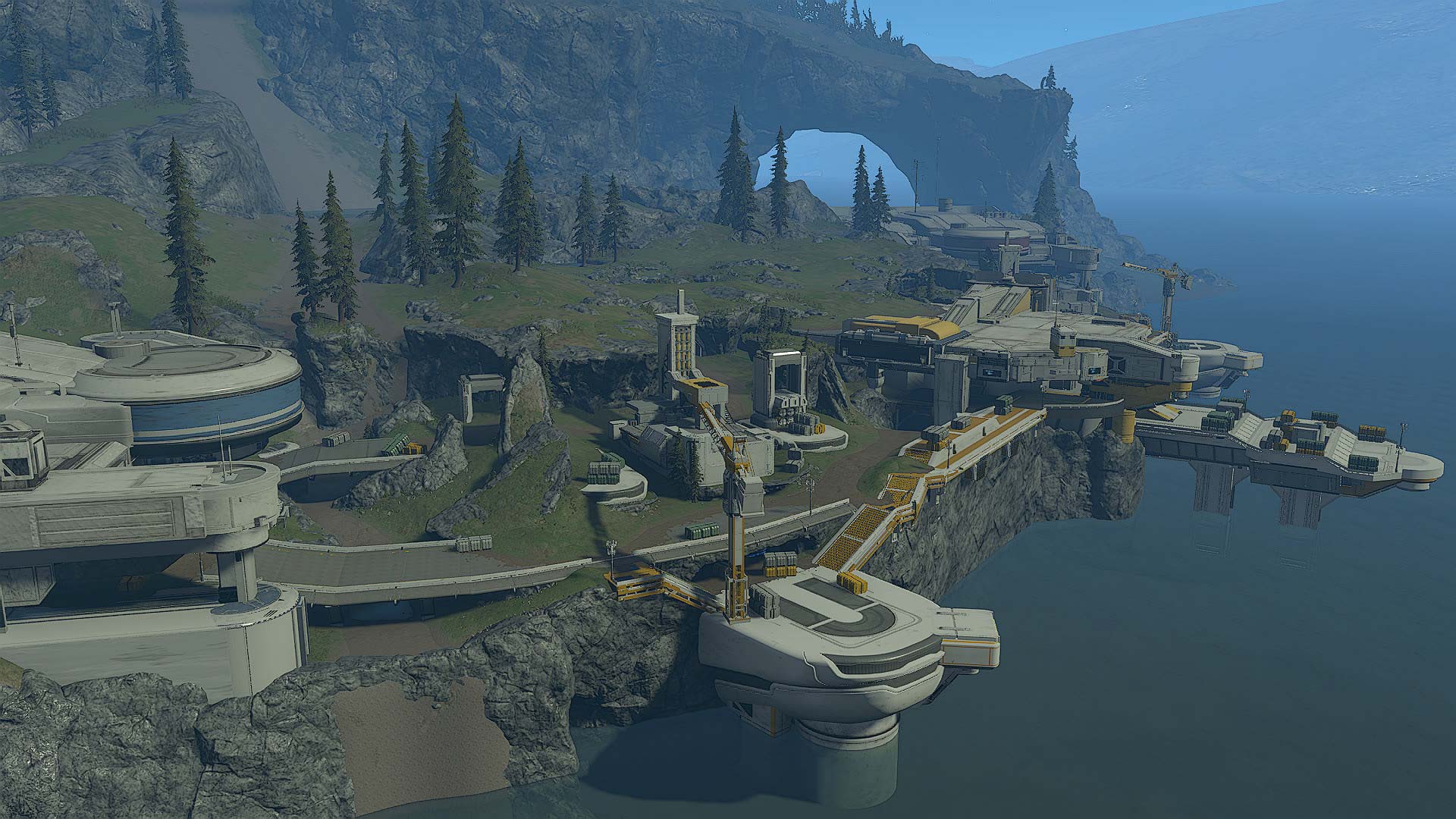 A reimagining of Halo 5's March on Stormbreak in Halo Infinite Forge.