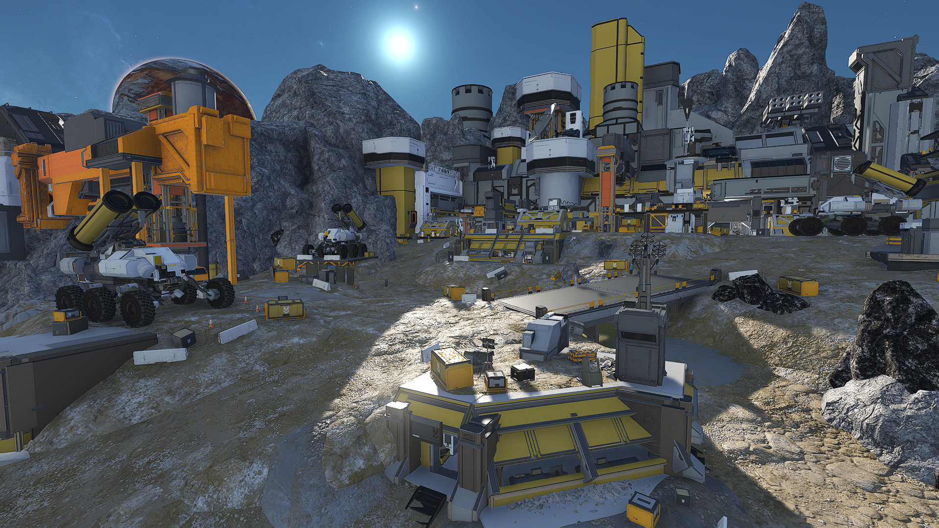 A Halo Infinite Firefight map based on Meridian from Halo 5: Guardians.