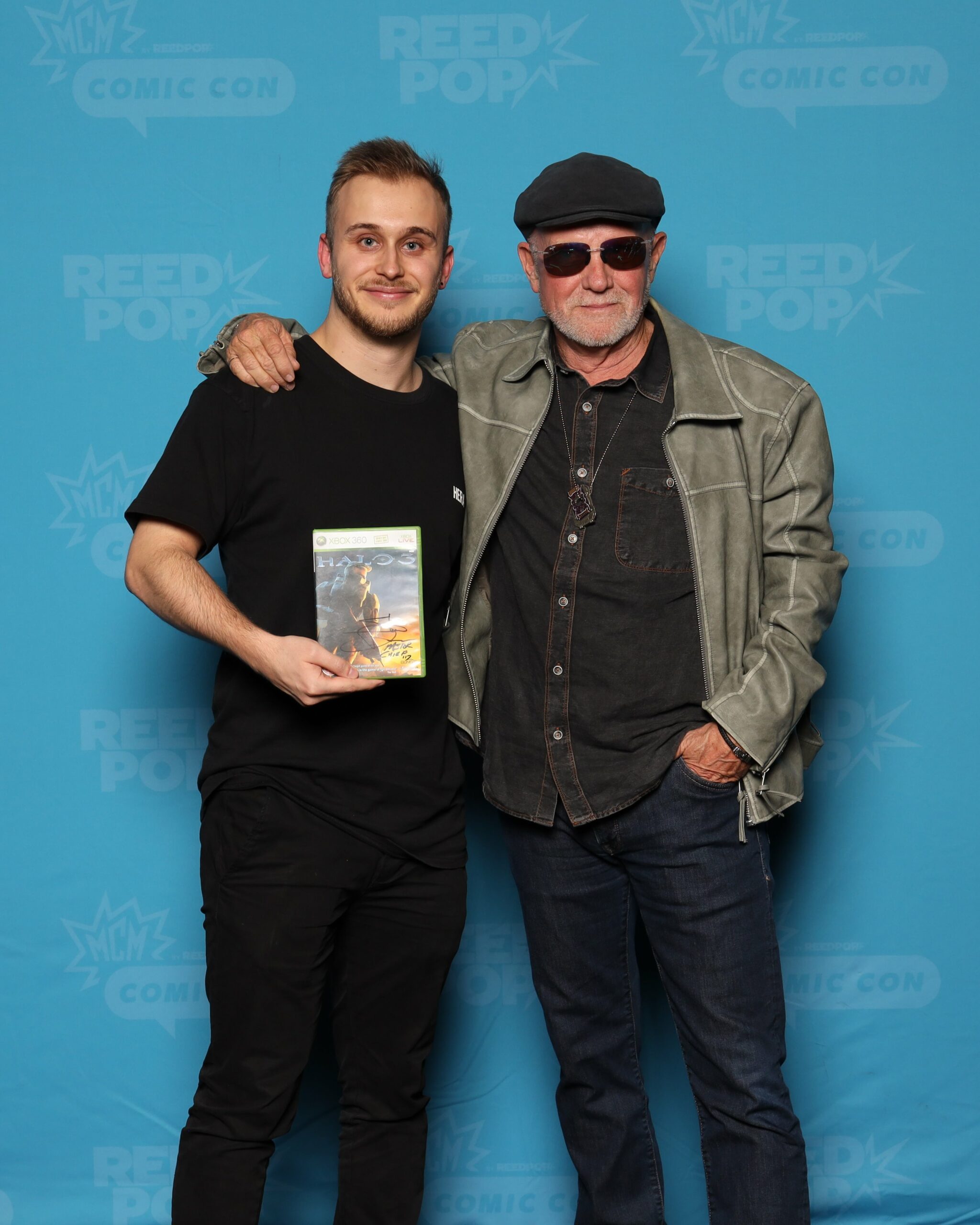 Chief Recon with Master Chief himself, Steve Downes, at Comic Con