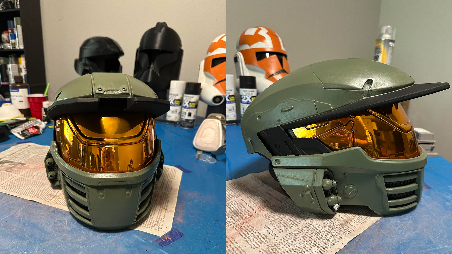 3-D printed Mark IV helmet