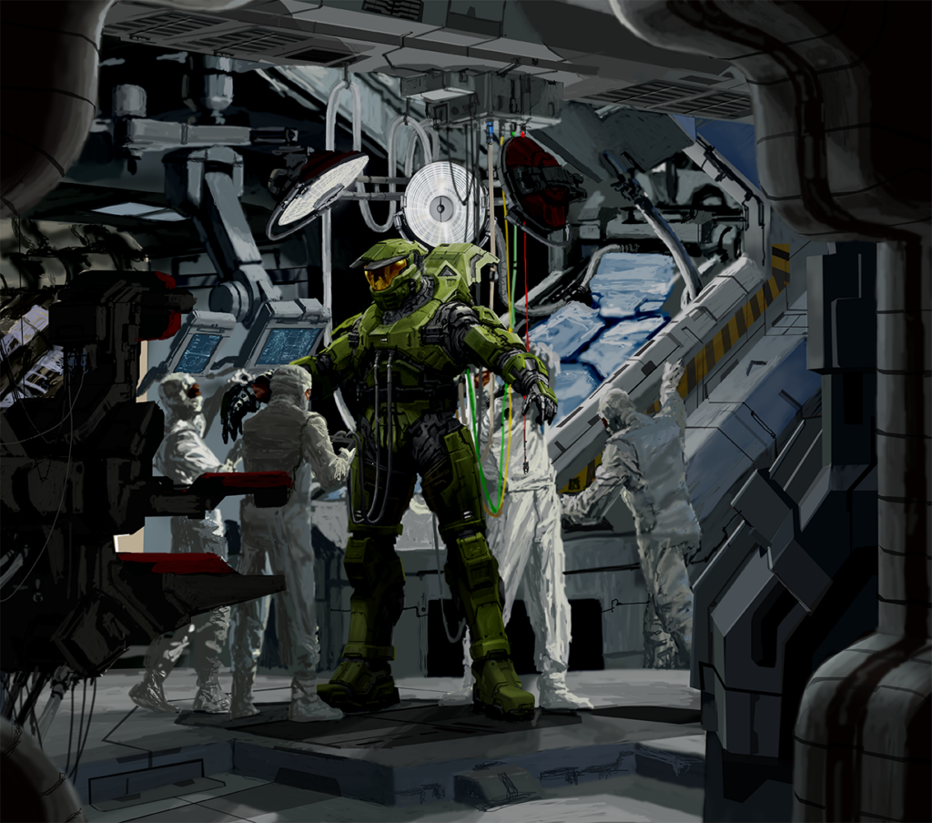 Halo art by Eddie Smith