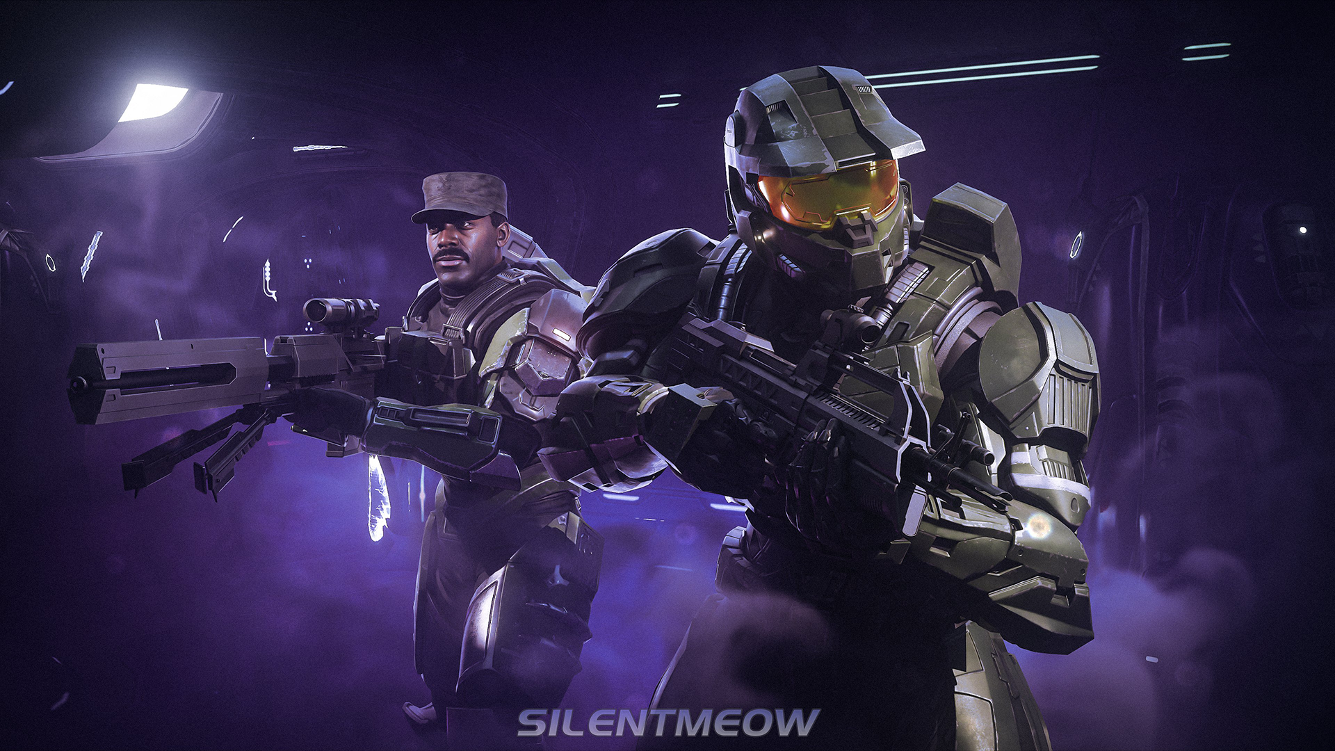 Master Chief and Sgt Johnson
