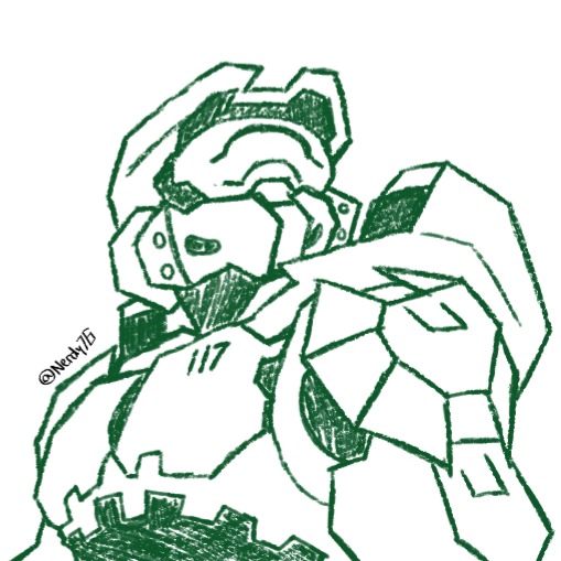 Art by nerdy_76. The Master Chief.