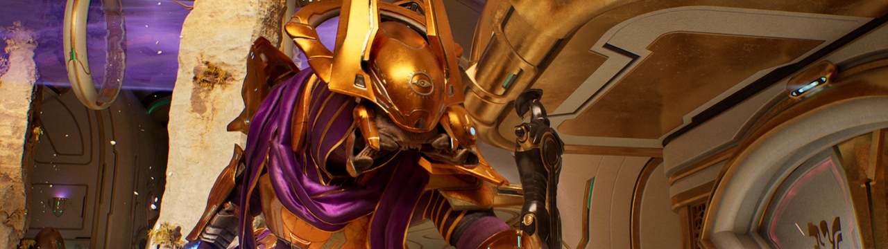 Cropped Halo: Campaign Evolved screenshot of a Sacristan sanctum master