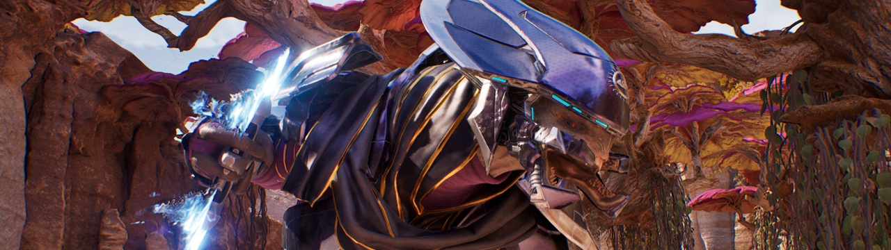 Cropped Halo: Campaign Evolved screenshot of a Sacristan superior