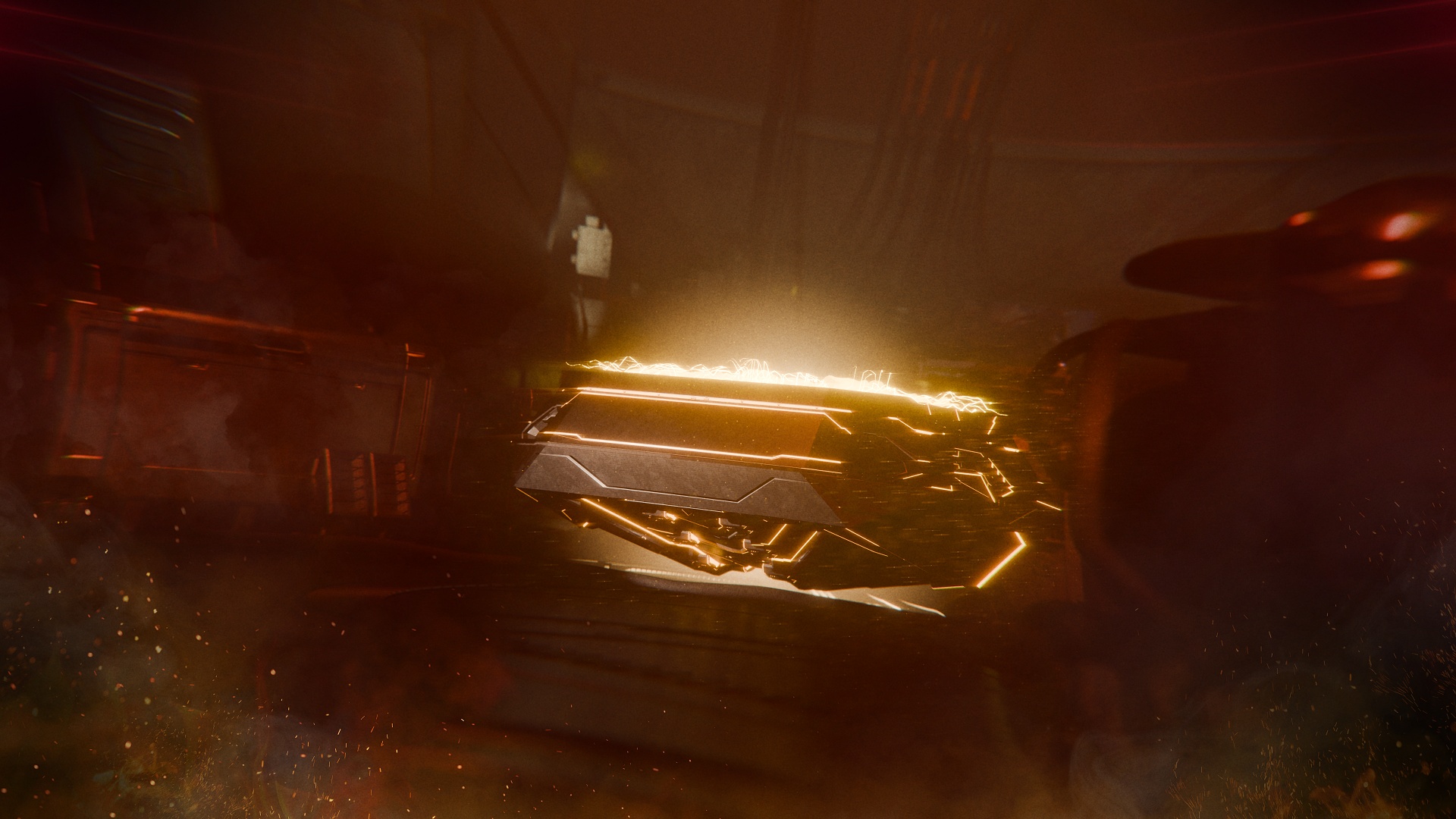 Still Midnight image of the Requiem artifact chamber aboard the UNSC Infinity