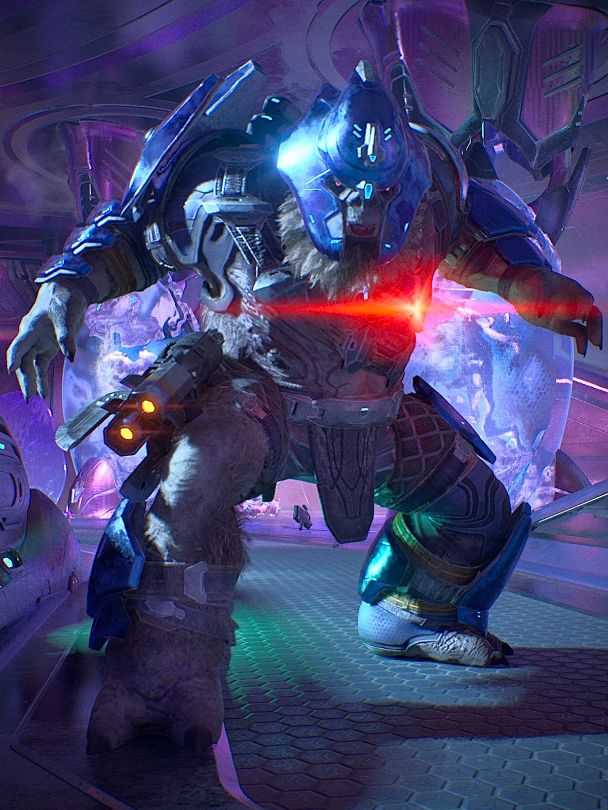 Screenshot art by thepixeltourist. A Brute as seen in Operation: METEORITE.