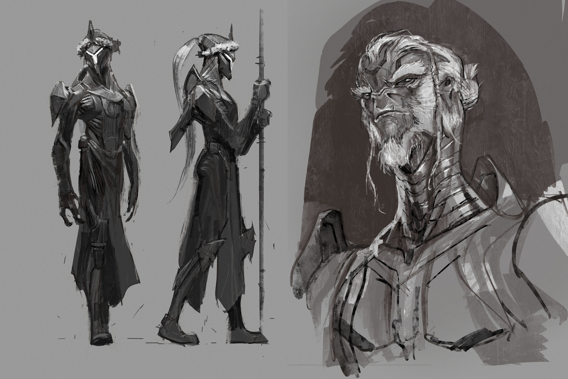 Art of an ancient San'Shyuum warrior