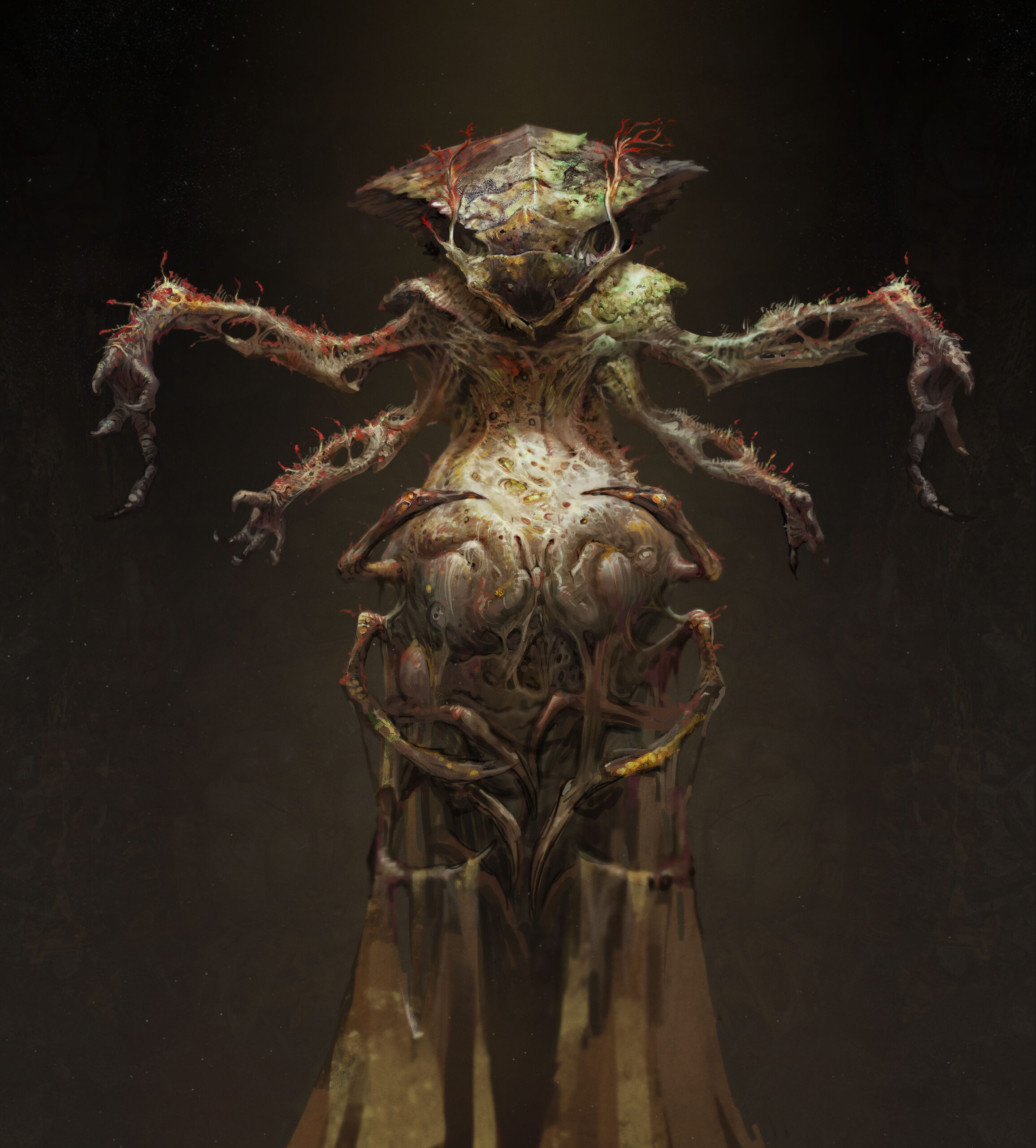Art of the Primordial with a Flood-infected physical body